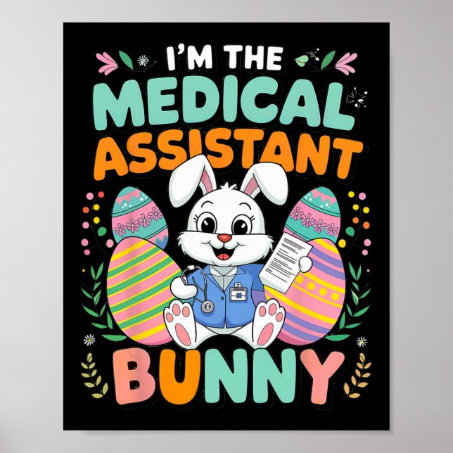 Poster Sou a diversão da Páscoa de Bunny Instantânea Médi (Frente)