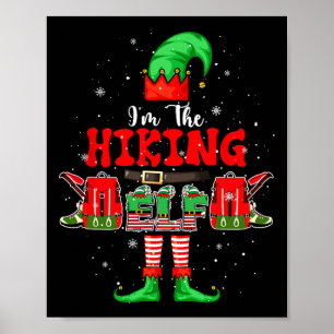 Poster Sou Amante de Trilha Elfo Natal Fantasia Camping C