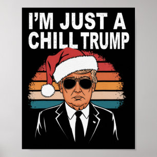 Poster Sou apenas uma Cara Engraçada Trump 2024 Preside