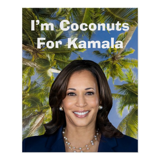 Pôster Sou Coconuts for Kamala (Frente)