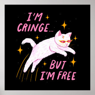 Poster Sou Cringe, mas estou livre