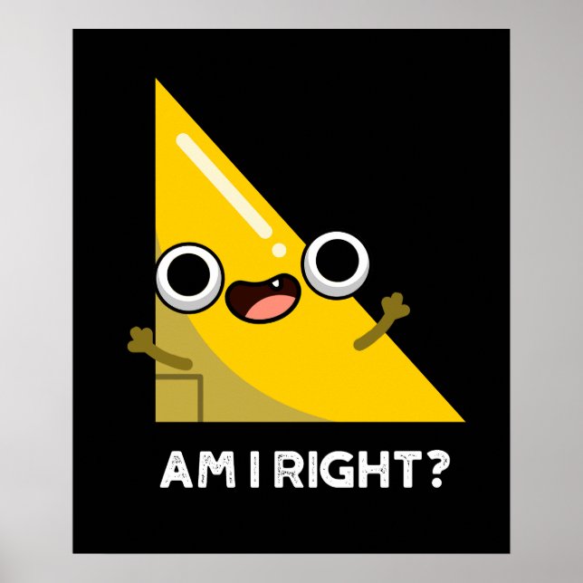 Poster Sou Engraçado Ângulo Direito Escuro BG (Frente)