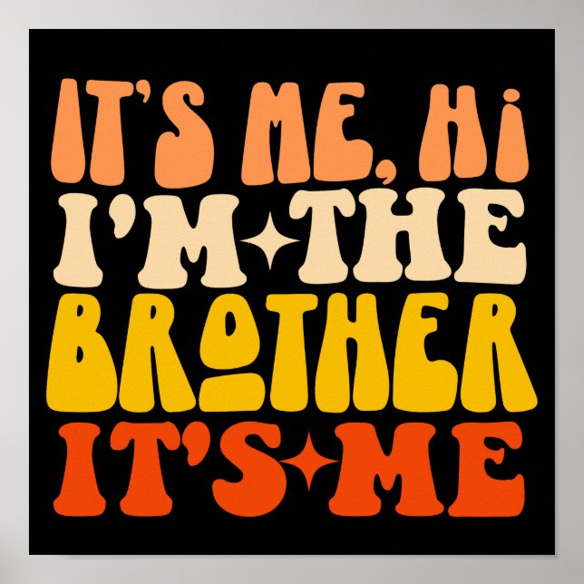Poster Sou eu, o Irmão, sou eu, o Irmão Groovy (Frente)