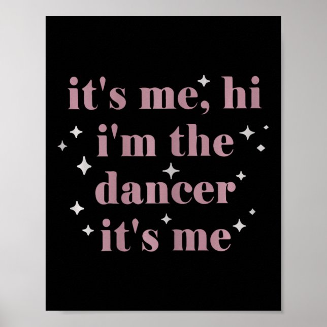 Poster Sou Eu, Sou O Dançarino, Sou Eu, Professores De Da (Frente)