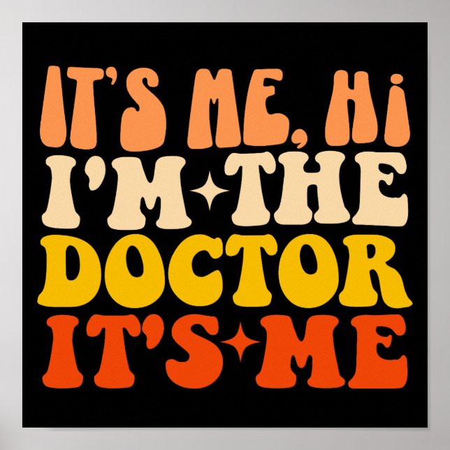 Poster Sou eu, sou o médico sou eu (Frente)