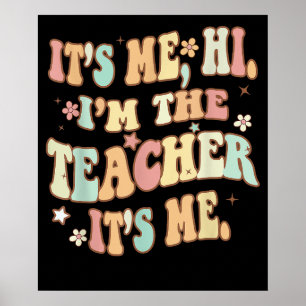 Poster Sou Eu, Sou O Professor, Sou Engraçado.