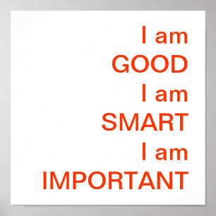 Pôster Sou GOODI, SMARTI, sou importante