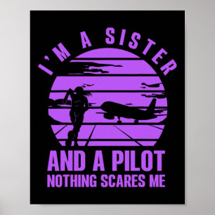 Poster Sou Irmã E Piloto Nada Me Assusta