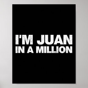 Poster Sou Juan em um milhão de Cinco de Mayo Mexicano.