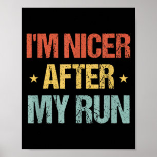 Poster Sou Mais Simpático Depois Da Minha Corrida Piada D