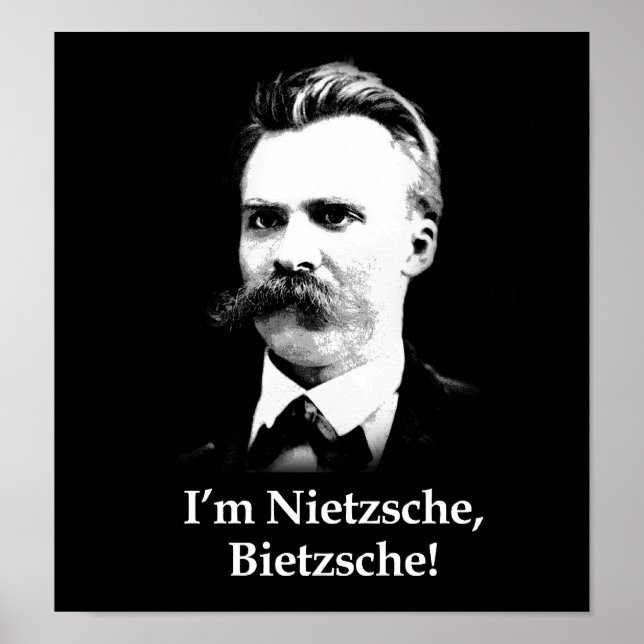 Pôster Sou Nietzsche, Bietzsche! (Frente)