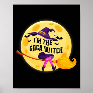 Poster Sou o Grupo de Combate de Camisas de Bruxas Gaga