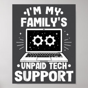 Poster Sou o suporte técnico não remunerado da minha famí