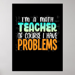 Poster Sou Professora De Matemática