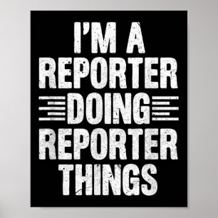 Poster Sou Repórter Fazendo Reporter Coisas Engraçadas Jo