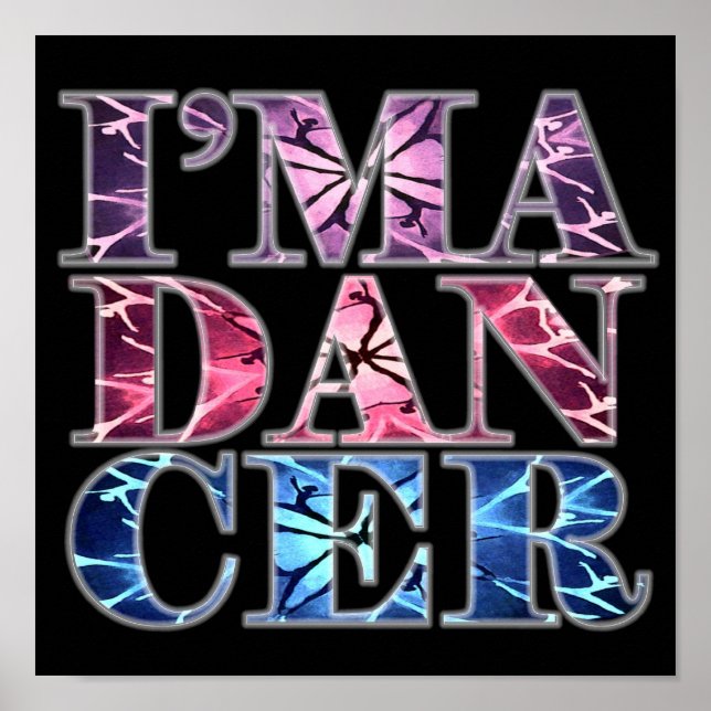 Pôster Sou um DANCER (poster de carteira) (Frente)