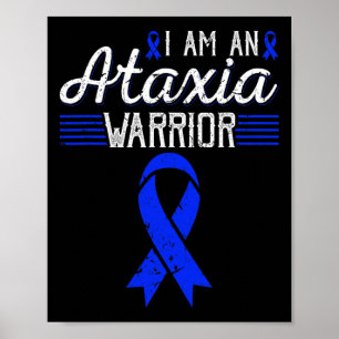 Poster Sou um guerreiro da Ataxia, conhecimento da fita a