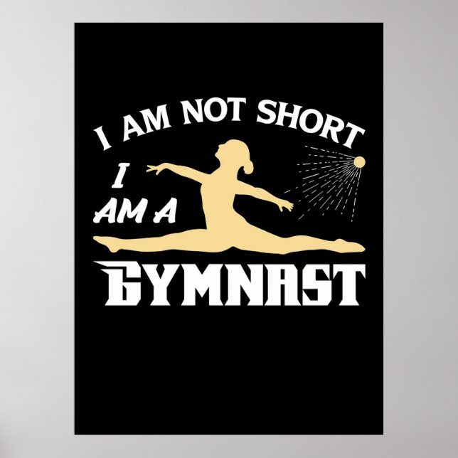 Poster Sou Um Gymnast (Frente)