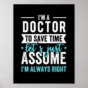 Poster Sou um médico para poupar Vamos de tempo, só sup