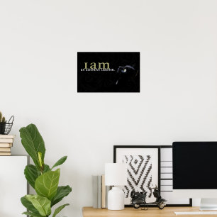 Poster Sou um ouvinte atento Afirmação de Motivação