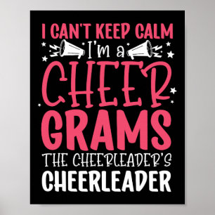 Poster Sou uma Cheer Grams de uma Avó de Gramas de Cheerl