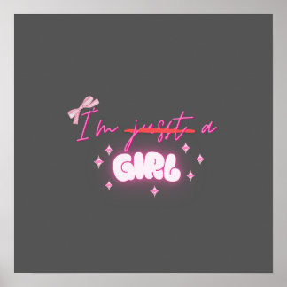 Poster "Sou uma garota"