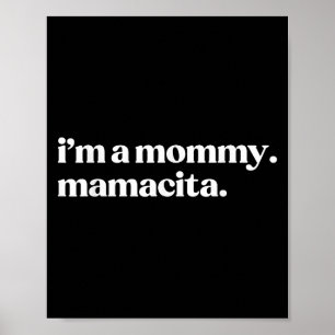 Poster Sou uma Mamãe Mamacita Espanhola Engraçada Vovó