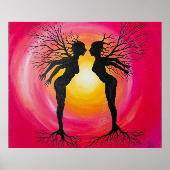Poster Soulmates frente a frente (Frente)