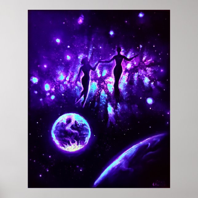 Poster Soulmates no universo do amor (Frente)