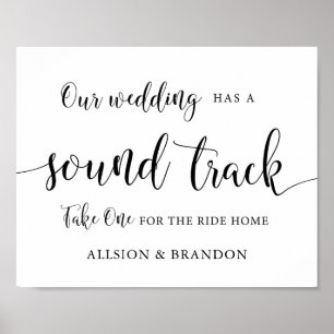 Poster Soundtrack Music CD Sinal de Favor de Casamento