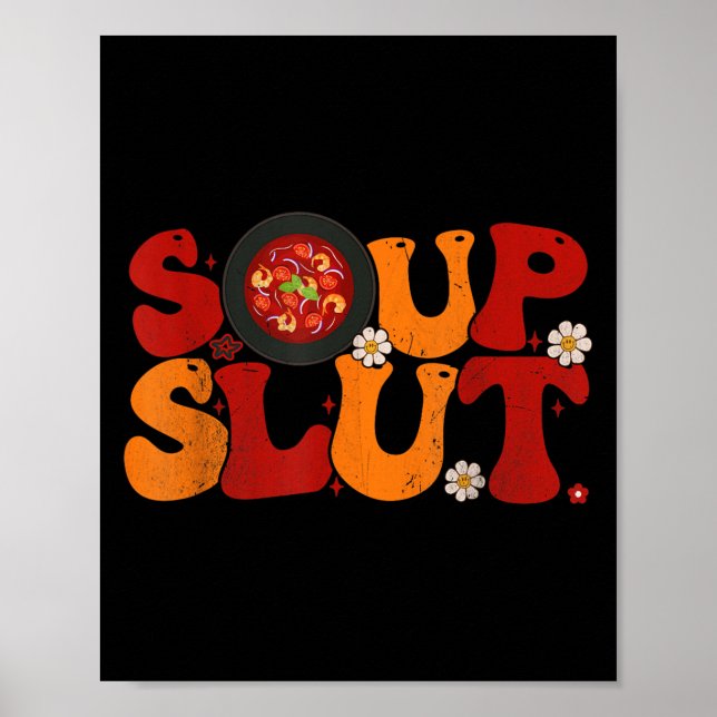Poster Soup Groovy Thanksgiving Christmas Sarcastic Sayin (Frente)