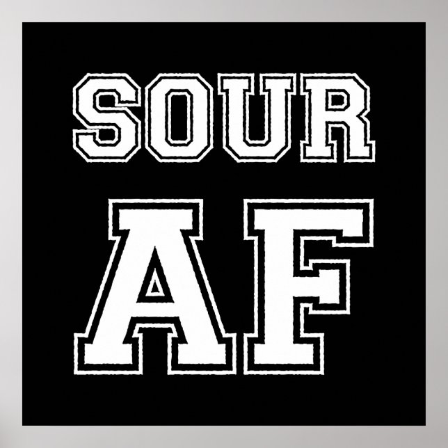 POSTER SOUR AF (Frente)