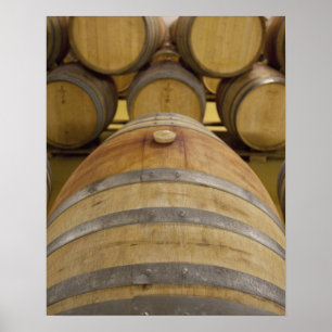 Poster South Africa, Cape Town. Stellenbosch wine area,