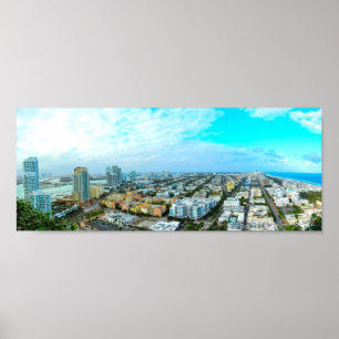 Poster ~South Beach~ SUUTH BEACH POSTER, PERSONALIZE-O!