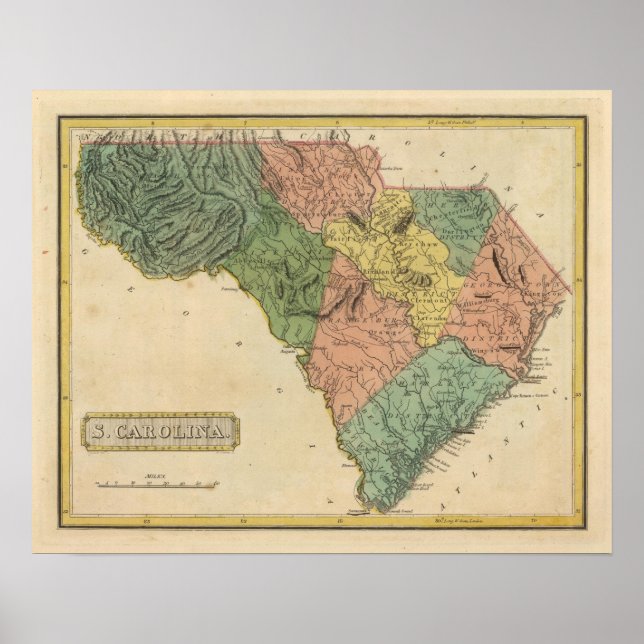 Pôster South Carolina 8 (Frente)