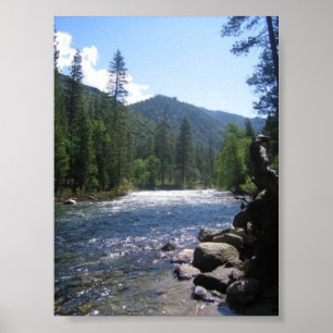 Poster South Fork Kings River, King's Canyon, CA