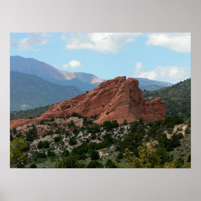 Poster South Gateway Rock, Garden of the Gods, Colorado (Frente)
