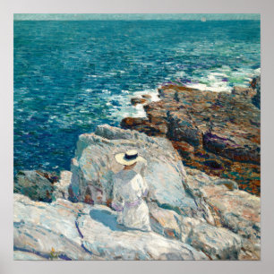 Poster South Ledges, Appledore, por Childe Hassam