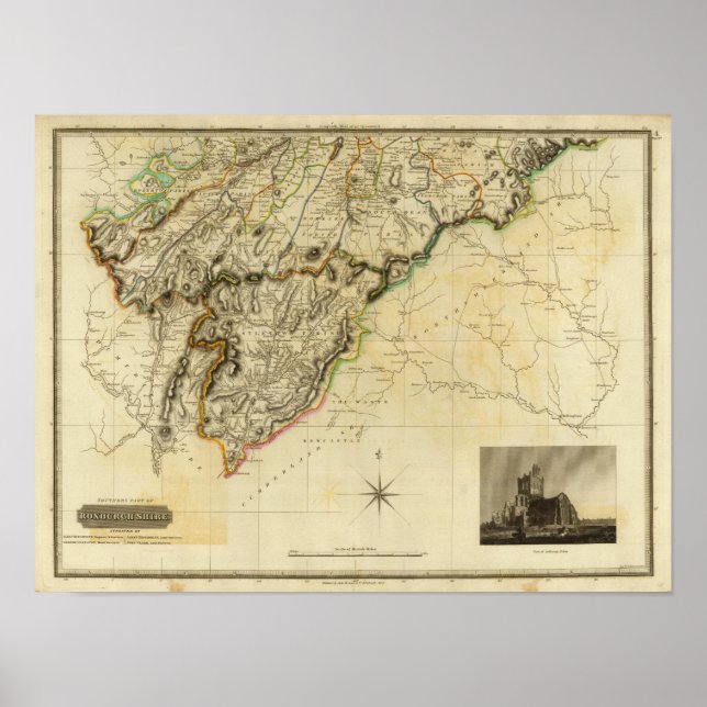 Poster South Roxburgh Shire (Frente)