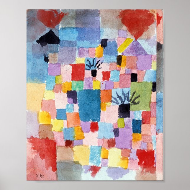 Poster Southern Gardens : Paul Klee 1919 (Frente)