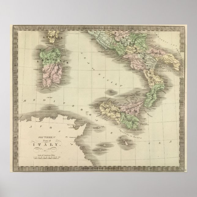 Poster Southern Italy 3 (Frente)