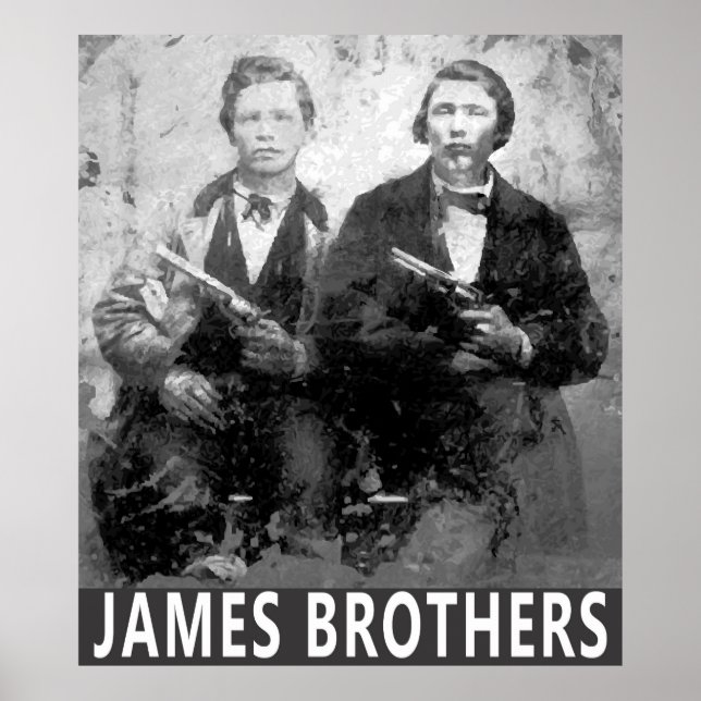 POSTER SOUTHERN OUTLARES FRANK & JESSE JAMES (Frente)