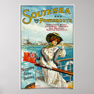 Poster Southsea e Portsmouth
