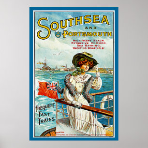 Poster Southsea e Portsmouth