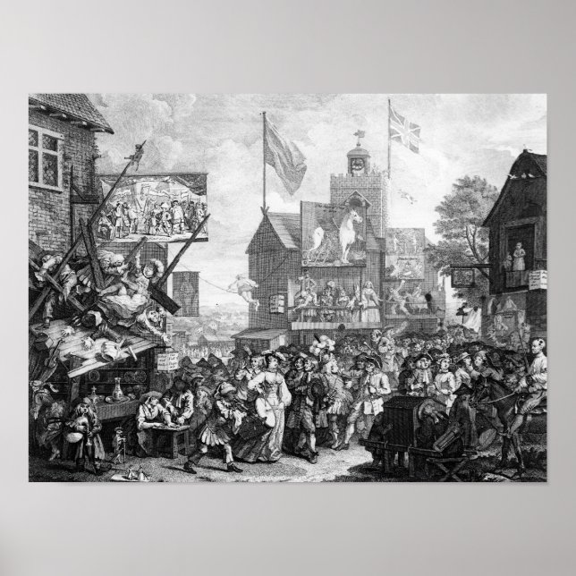 Pôster Southwark Fair, 1733 (Frente)