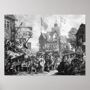 Pôster Southwark justo, 1733