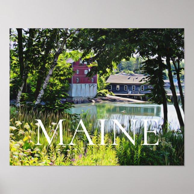 Poster Southwest Harbor Maine (Frente)