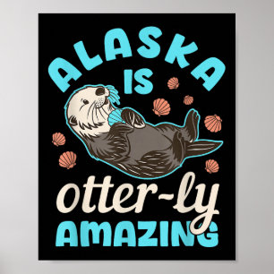 Poster Souvenir das Férias do Mar do Alasca