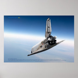 Poster Soviet Space Icon: Buran Reentry