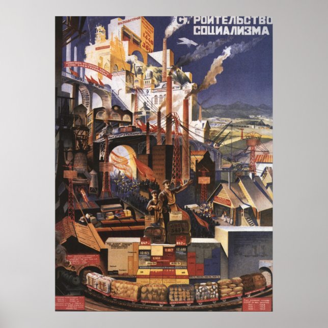 Pôster soviético (Frente)